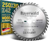 Bayerwald Werkzeuge HM Kreissägeblatt - 250 x 3.2/2.2 x 30 Z42 WZ UW 
