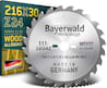 Bayerwald Werkzeuge HM Kreissägeblatt - 216 x 2.6/1.6 x 30 Z24 WZ neg. 