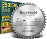 Bayerwald Werkzeuge HM Kreissägeblatt - 250 x 3/2.0 x 30 Z48 WZ neg. 