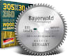 Bayerwald Werkzeuge HM Kreissägeblatt - 305 x 2.6/1.8 x 30 Z60 WZ neg. 