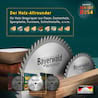 Bayerwald Kreissägeblatt Set 254 kompatibel mit Bosch GTS -PTS 10 - Feinschnitt Spezial