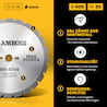 Amboss HM Kreissägeblatt - 400 x 4/2.5 x 30 Z28 FWF