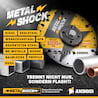 Amboss Metal Shock 1000+ - Diamant Trennscheibe 76 x 1,8 x 10 mm - passend für kompakte Akku-Winkelschleifer von Bosch / Metabo / Milwaukee uvm.