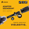 Amboss Adapter Sechskant zu M14