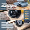 Bayerwald Raspelscheibe Black Biter rund / curved Ø125 mm für Winkelschleifer