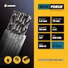 10 x HSS-G BASE Force Metallbohrer DIN 338 - Ø:3.5 mm