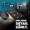 Kegelsenker Set 6teilig 6,3-20,5mm HSS TiN - runder Schaft, gerade Schneiden (3 Stck.) - DIN 335C