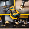 Kegelsenker Set 6teilig 6,3-20,5mm HSS TiN - runder Schaft, gerade Schneiden (3 Stck.) - DIN 335C