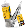 AMBOSS Stufenbohrer HSS-G D:4-6-8-10-12-14-16-18-20-22-24-26-28-30-32mm