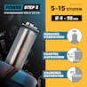 AMBOSS HSS-E Co 5% Stufenbohrer Set 3-teilig 4-12. 4-20. 4-32mm TiAlSiN nano blue coating 3schneider