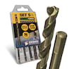 5-tlg. Speed Force Set Spiralbohrer HSS-E Co5 % DIN 338 (Ø 4-10 mm)