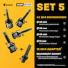 Diamant Bohrkronen Set - Amboss Black Edition 5 - Ø 5/6/8/10 5 tlg. (inkl. 8,5 mm 6kant)