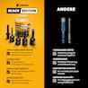 Diamant Bohrkronen Set - Amboss Black Edition 5 - Ø 5/6/8/10 5 tlg. (inkl. 8,5 mm 6kant)