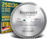 Bayerwald Werkzeuge HM Kreissägeblatt - 250 x 2.8/1.8 x 30 Z60 WZ  für Mafell ERIKA 85 Ec