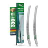 2x Bayerwald Werkzeuge Säbelsägeblatt Bent Force curved Länge 380 mm