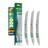 3x Bayerwald Werkzeuge Säbelsägeblatt Bent Force curved Länge 300 mm