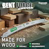 3x Bayerwald Werkzeuge Säbelsägeblatt Bent Force curved Länge 300 mm