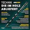Ø 16 mm 230 mm Länge Bayerwald ANACORE HCS Schlangenbohrer