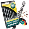 HSS Bohrer Bayerwald Werkzeuge Pure Edge XC 8-tlg. Set 3-10 mm - Xtra Clean mit Brad Point Zentrierspitze