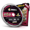 Amboss HM Multi Kreissägeblatt - 250 x 2.5/2.0 x 30 Z80 FWF 
