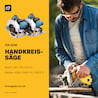Amboss Ø190 Hand- Kreissägeblatt Set passend für Bosch GKS 190, Bosch PKS 66 A. Metabo KS66. Makita 5705R