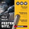 AMBOSS Profi SDS-Plus Flachmeißel 20 x 250 mm 42CrMo - für Schlitze und Kanten
