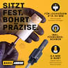 6-Kant Aufnahme 9,5mm - für Ø 14-30mm inkl. HSS Zentrierbohrer