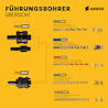 Führungsbohrer Speed_force 90mm für Standard Aufnahmen - HSS Spiralbohrer geschliffen DIN 338 Cobalt 8%