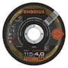10x Rhodius FS1 Schruppschleifscheibe 115x4x22.23 mm - Korn:40 | 207826