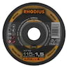 1x Rhodius XT70 Trennscheibe | Ø115 mm - Dicke 1.5 mm -  Bohrung 22.23 mm | Form: gerade | 207438
