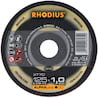10x Rhodius XT70 Trennscheibe | Ø125 mm - Dicke 1 mm -  Bohrung 22.23 mm | Form: gerade | 207437