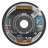 50x Rhodius XT24 Metall Trennscheibe | Ø125 mm - Dicke 1.5 mm -  Bohrung 22.23 mm | Form: gerade | 205911