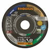 10x Rhodius XT69 Trennscheibe | Ø115 mm - Dicke 1 mm -  Bohrung 22.23 mm
