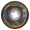 25x Rhodius XT70 Trennscheibe | Ø115 mm - Dicke 1 mm - X-Lock | Form: gerade