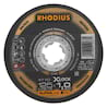 25x Rhodius XT70 Trennscheibe | Ø125 mm - Dicke 1 mm - X-Lock | Form: gerade