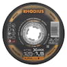 25x Rhodius XT70 Trennscheibe | Ø125 mm - Dicke 1.5 mm - X-Lock | Form: gerade