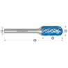 HM Frässtifte - 6 x 18 x 6 x 60 <br>Zahnform: HP-3 - Form: Walzenrundform - DIN 8033: WRC