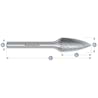 HM Frässtifte - 6 x 18 x 6 x 50 <br>Zahnform: HP-2 - Form: Spitzbogen - DIN 8033: SPG
