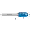 HM Frässtifte - 10 x 20 x 6 x 65 <br>Zahnform: HP-6 - Form: Walzenrundform - DIN 8033: WRC