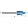 HM Frässtifte - 3 x 14 x 3 x 38 <br>Zahnform: HP-4 - Form: Spitzbogen - DIN 8033: SPG