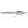 HM Frässtifte - 3 x 14 x 3 x 38 <br>Zahnform: HP-4 - Form: Spitzbogen - DIN 8033: SPG