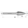 HM Frässtifte - 6 x 12 x 3 x 44 <br>Zahnform: HP-5 - Form: Spitzbogen - DIN 8033: SPG