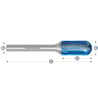 HM Frässtifte - 6 x 18 x 6 x 100 <br>Zahnform: HP-5 - Form: Walzenrundform - DIN 8033: WRC