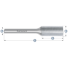 HM Frässtifte - 6 x 12 x 3 x 45 <br>Zahnform: HP-11 Micro - Form: Zylinder - DIN 8033: ZYA