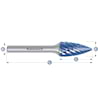 HM Frässtifte - 6 x 18 x 6 x 50 <br>Zahnform: HP-8 - Form: Spitzbogen - DIN 8033: SPG