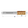 HM Frässtifte - 10 x 19 x 6 x 64 <br>Zahnform: HP-10 - Form: Zylinder + Stirnverzahnung - DIN 8033: ZYB
