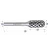 HM Frässtifte - 1 x 4 x 3 x 38 <br>Zahnform: HP-8 - Form: Walzenrundform - DIN 8033: WRC