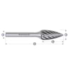 HM Frässtifte - 10 x 20 x 6 x 65 <br>Zahnform: HP-9 - Form: Spitzbogen - DIN 8033: SPG