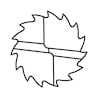 HM Frässtift - 1.6 x 5 x 3 x 38 <br> Zylinder mit Bohrspitze 135 Grad