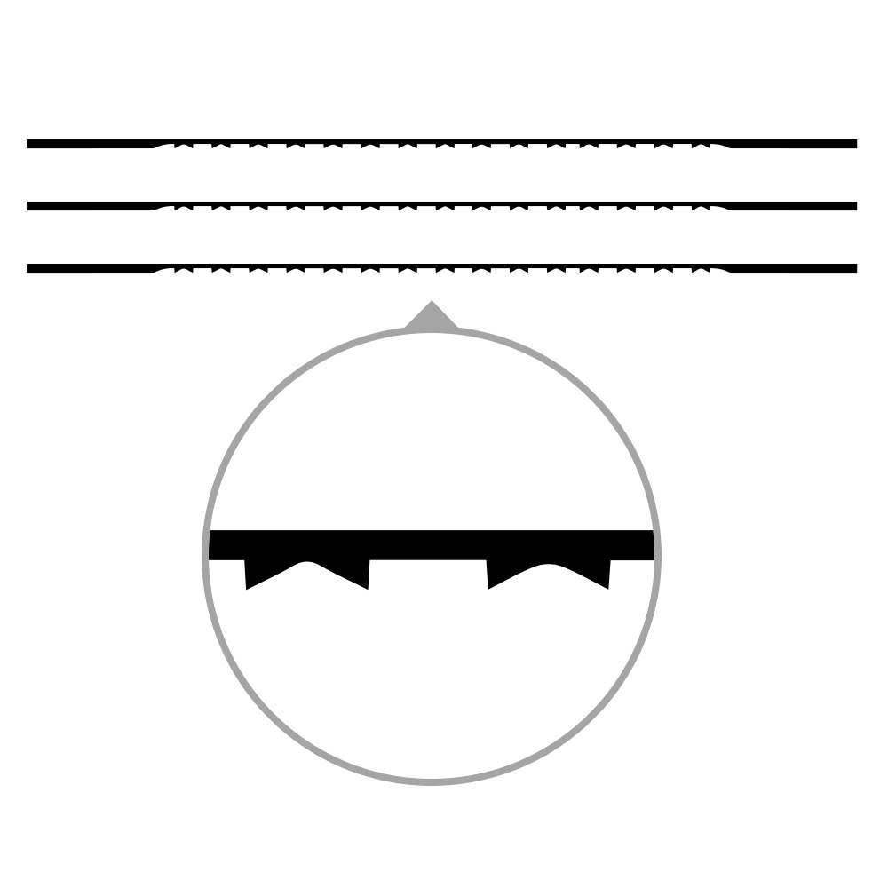 12 Stk. Nr.2/0 - 130mm x 0.62 x 0.29 - 20 tpi